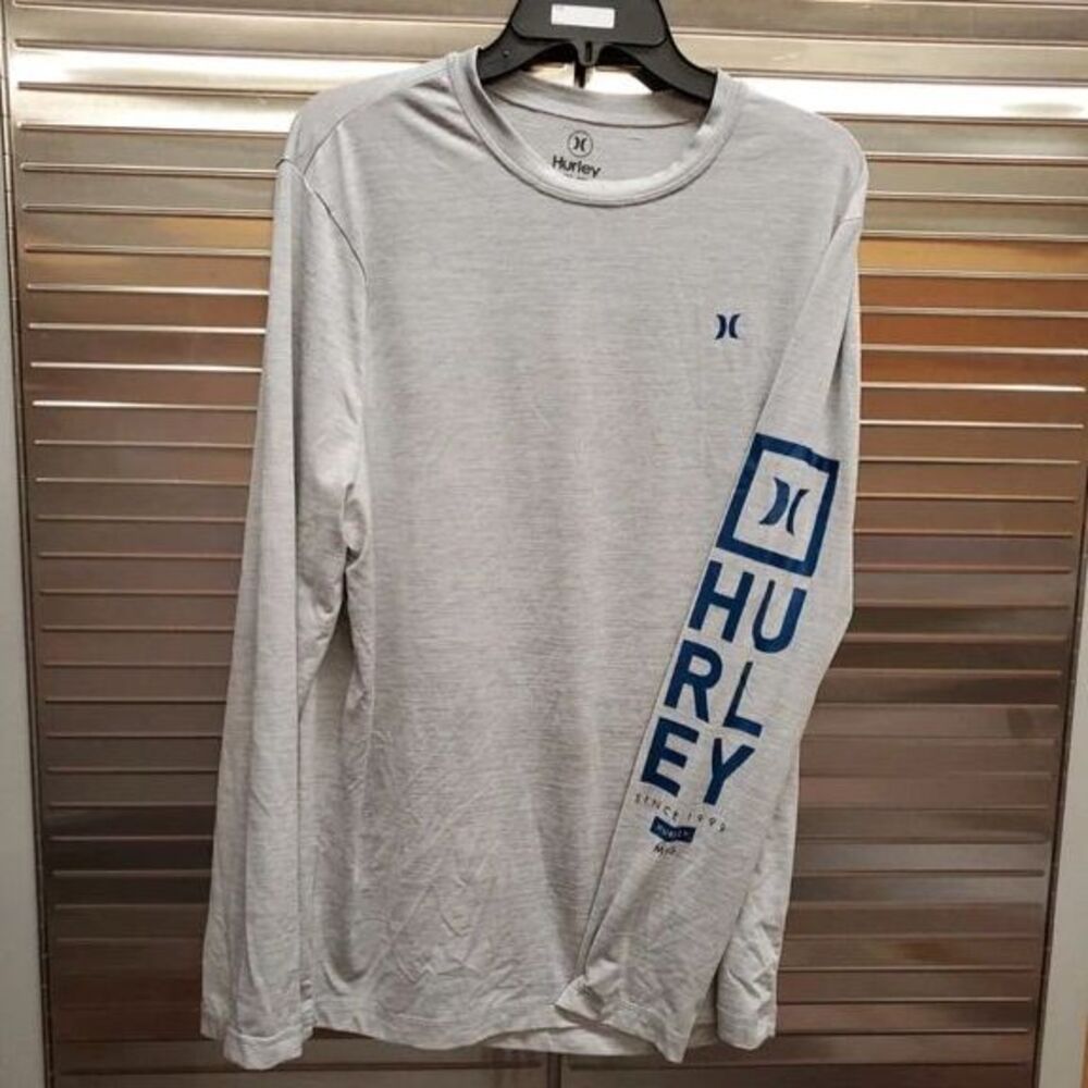 Hurley gray M long sleeve t shirt